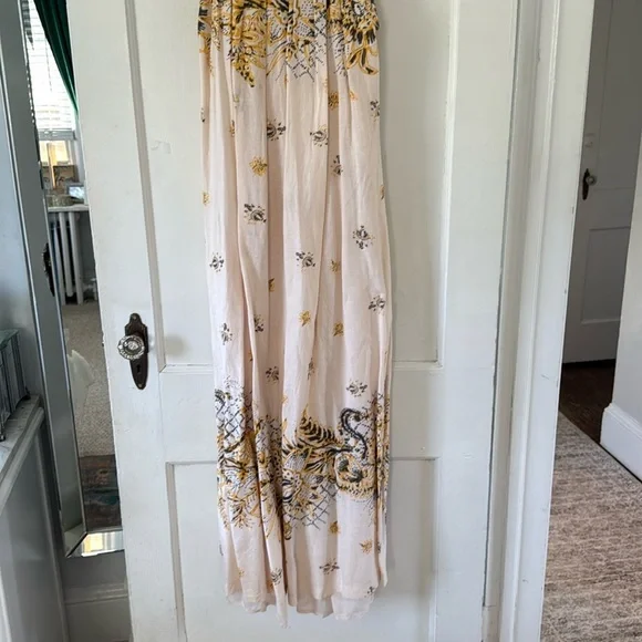 Free People Cream and Yellow Floral Jumpsuit - Picture 11 of 12